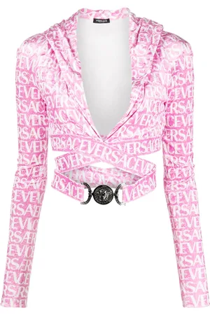 VERSACE Cropped hoodie