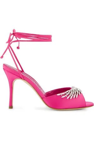 Manolo Blahnik 90 mm Plumena sandalen