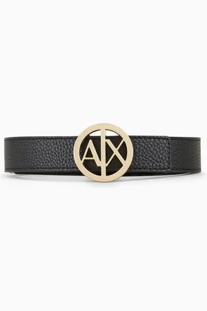 Armani Exchange Riem met logoplakkaat
