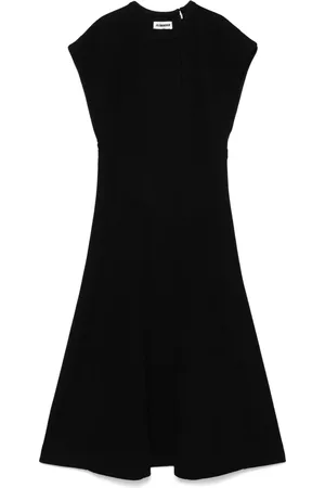 Jil Sander Geribbelde midi