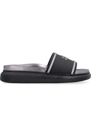 Alexander McQueen Slippers met logoprint
