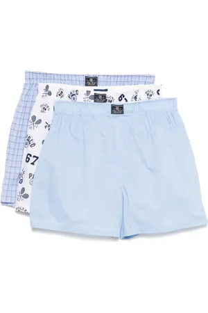 Ralph Lauren Drie boxershorts met logoprint