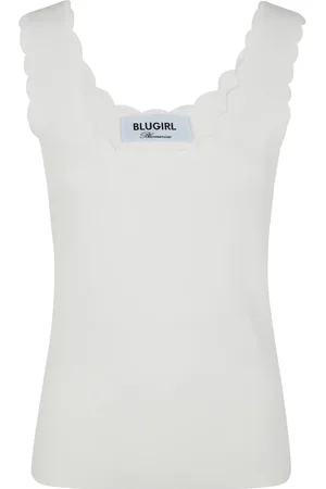 Blugirl Top met gewelfde rand