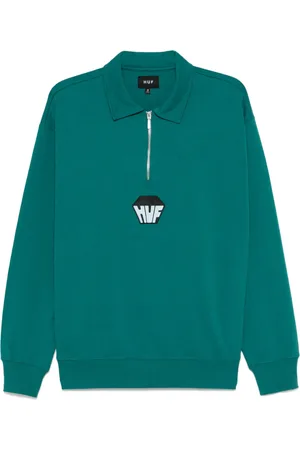 Huf Big Block poloshirt met 1/4