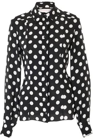 Carolina Herrera Blouse met stippen