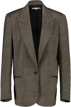 Stella McCartney Wollen blazer met enkele rij knopen