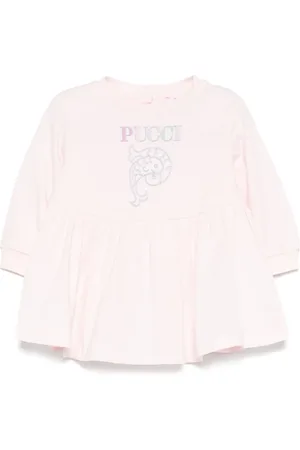 PUCCI Junior Jurk met geborduurd logo