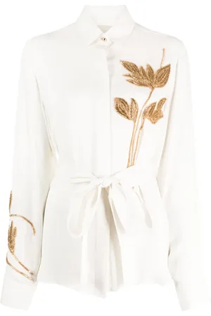 Elie saab Blouse met geborduurd logo