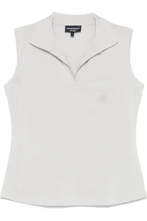 Emporio Armani Top met geborduurd logo