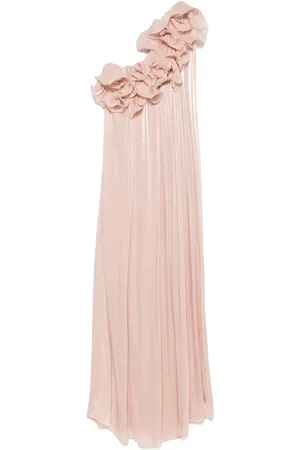 Costarellos Lurex georgette maxi