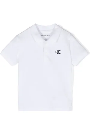 Calvin Klein Katoenen poloshirt met geborduurd logo