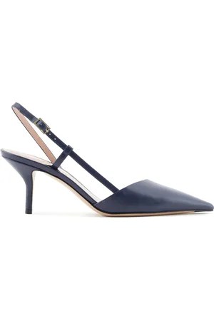 Giorgio Armani Leren slingback pumps 60 mm