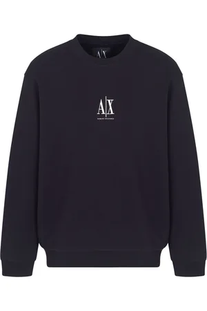 Armani Exchange Sweater met geborduurd logo