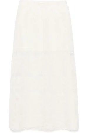 ERMANNO SCERVINO Rok met bloemenkant