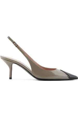 Giorgio Armani Pumps met contrasterende neus 60 mm
