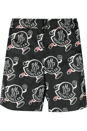 Moncler Zwembroek met logoprint