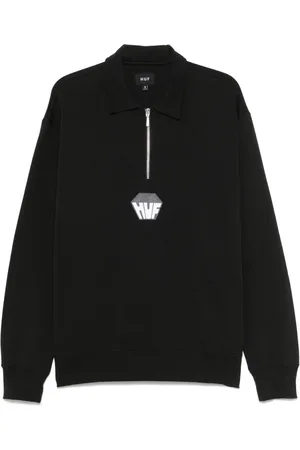 Huf Big Block poloshirt met 1/4