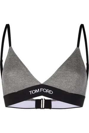 Tom Ford Kasjmier triangel bh met logoband