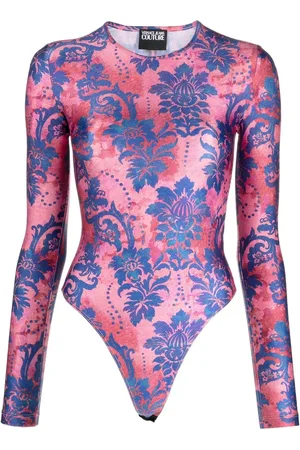 VERSACE Body met bloemenprint en lange mouwen