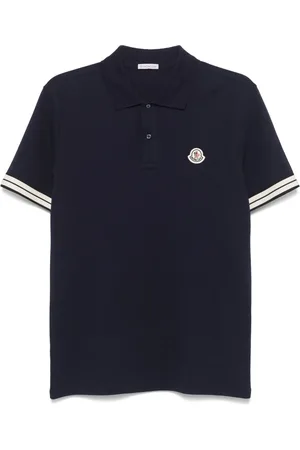 Moncler Piqué poloshirt met logopatch
