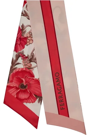 Salvatore Ferragamo Sjaal met bloemenprint