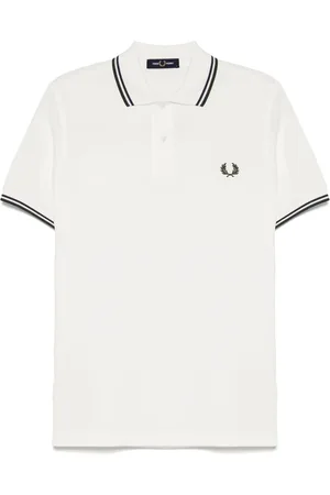 Fred Perry Poloshirt met gestreepte afwerking