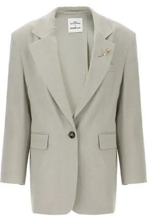 MARELLA X Emily Ratajkowski enkele rij knopen blazer