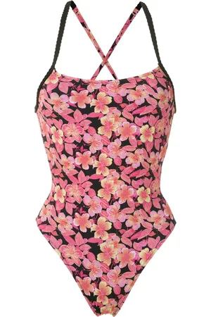 AMIR SLAMA Body met bloemenprint