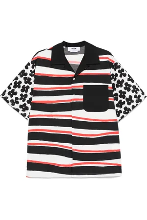 Msgm Popeline overhemd met gemixte print