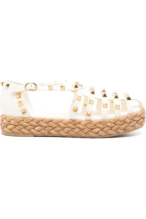 VALENTINO GARAVANI Rockstud sandalen met sleehak