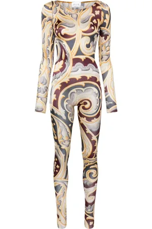 Wolford X ETRO catsuit met paisley