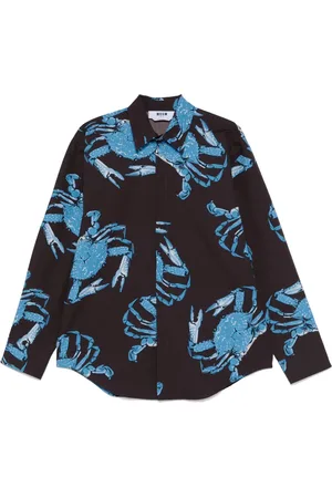 Msgm Katoenen overhemd met King Crab