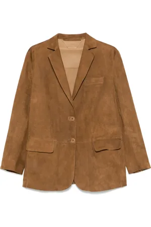 SALVATORE SANTORO Suède blazer