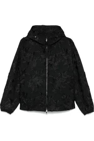 Moncler Jack met geborduurde bloemen