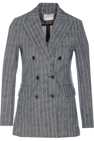 Circolo Blazer met krijtstreep en dubbele rij knopen
