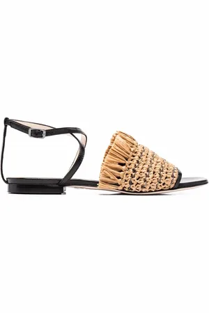 Fabiana Filippi Leren sandalen