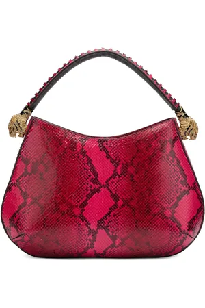 Roberto Cavalli Leren schoudertas
