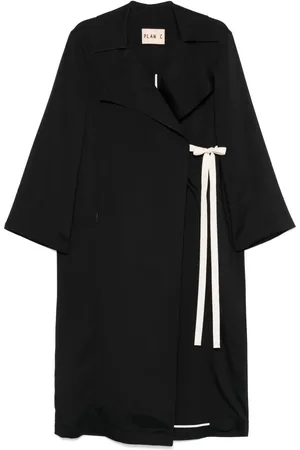 Plan C Satijnen trenchcoat