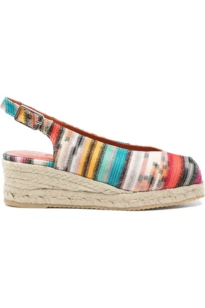 Missoni 45 mm gestreepte espadrilles