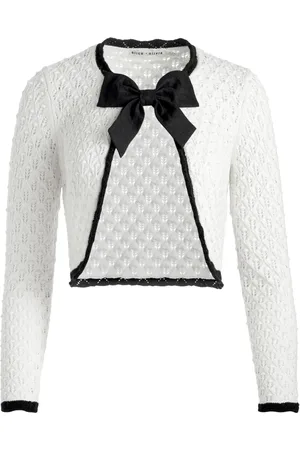 ALICE+OLIVIA Dannie vest met strik