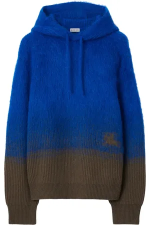 Burberry Tweekleurige hoodie met logo