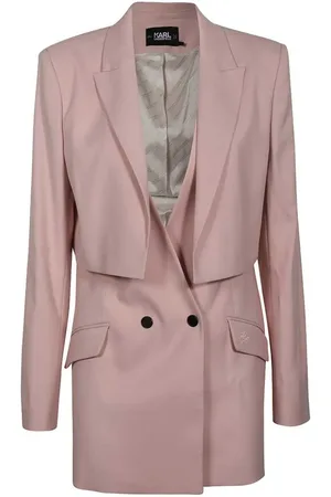 Karl Lagerfeld Blazer met dubbele rij knopen