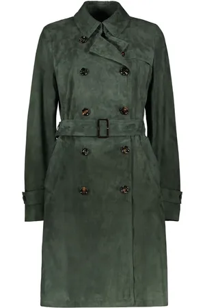 MOORER Avignon zijden trenchcoat