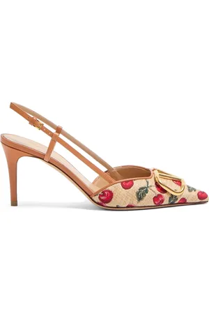 VALENTINO GARAVANI 80 mm VLogo Signature pumps met Cherryfic