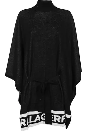 Karl Lagerfeld Poncho van wolblend