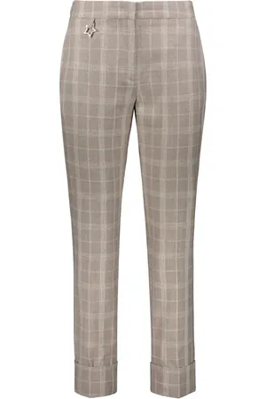LORENA ANTONIAZZI Geruite broek
