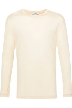 LEMAIRE Zijden jersey top met lange mouwen