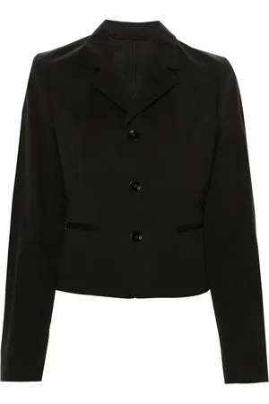 LEMAIRE Cropped blazer met gekerfde revers