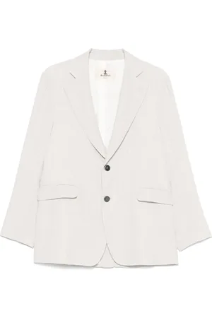 BARENA Blazer met visgraatpatroonn