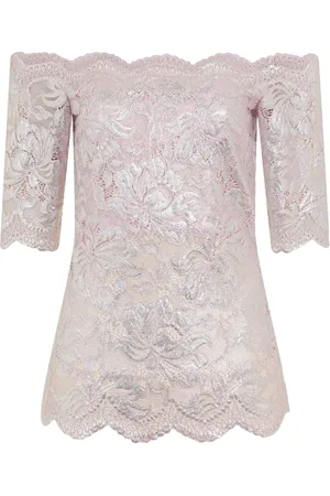 Paco rabanne Shirt met bloemenkant